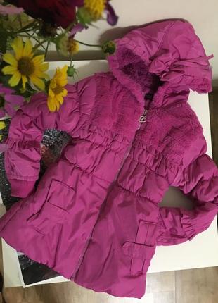Деми куртка курточка пальто 110-116см
