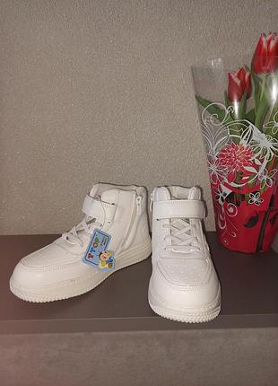 Кросівки хайтопи демісезонні для дівчинки