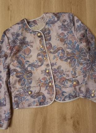 Оригинальный, винтажный пиджак., размер m-l.3 фото