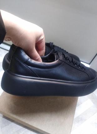 Базовые кеды кожаные