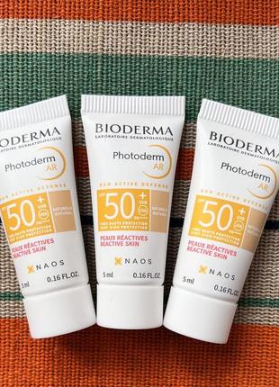 Bioderma photoderm ar spf50+☀️солнцезащитный тональный крем для чувствительной и реактивной кожи лица