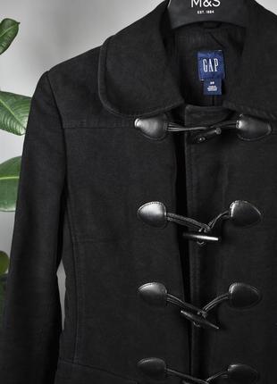 Gap приталенное женское легкое пальто черное размер xs3 фото