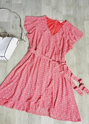 Платье с имитированным запахом