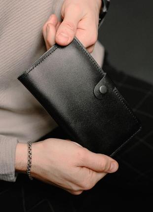 Шкіряне портмоне, гаманець з натуральної шкіри, клатч, кожаное портмоне, кошелёк с натуральной кожи1 фото