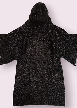 Свитер с коротким рукавом и высоким горлом