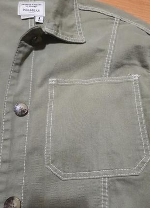 Куртка женская рубашка pull &amp; bear m.7 фото