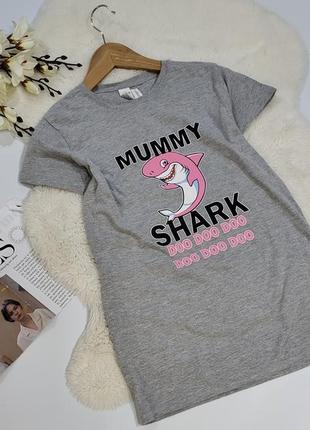 Футболка mummy shark мама акула2 фото