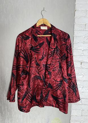 Винтажный кардиган блузон mark angelo, l