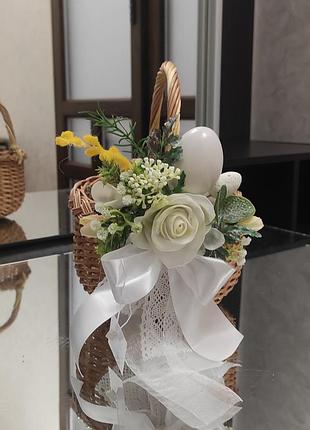 Детская корзина с декором