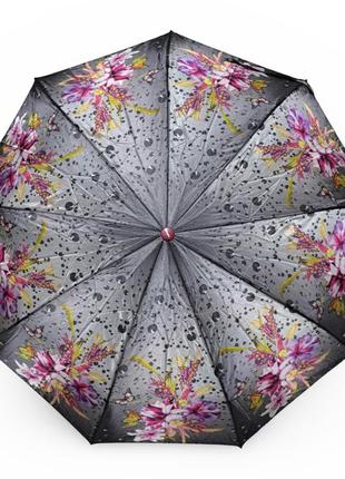 Зонт женский toprain полуавтомат атлас #04453 фото