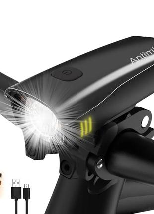 Набір світлодіодних велосипедних ліхтарів antimi, набір акумуляторних велосипедних ліхтарів usb,  2600 маг