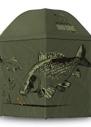 Аксессуар для рыбалки, зонт рыболовный, зонт карповый рыболовный delphin bigone carp3 фото