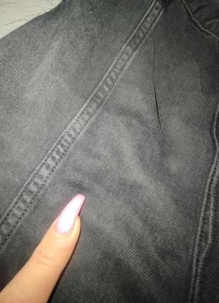Джинсовая длинная юбка4 фото