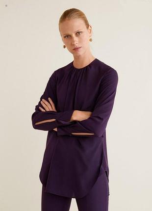 Msngo интересный крой запах блуза