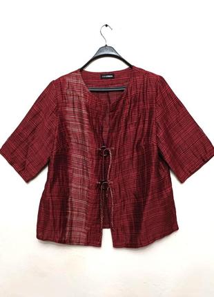 Doris streich  льняной кардиган кимано /9593/