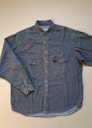 Джинсова вінтажна рубашка сорочка levis vintage. в ідеальному стані4 фото