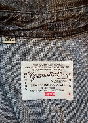 Джинсова вінтажна рубашка сорочка levis vintage. в ідеальному стані3 фото