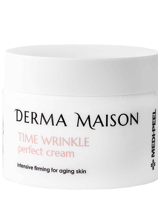 Разглаживающий крем против морщин medi-peel derma maison time wrinkle cream 50 ml