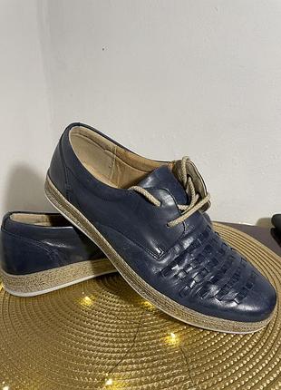 Ботинки кожа