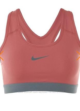 Тренувальний оригінальний топ, бра для занять спортом nike dri-fit