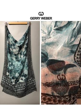 Gerry weber шарф шаль палантин большой принт подписной платок