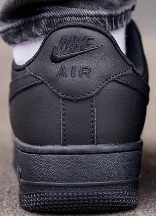 Nike air force 1 classic premium black7 фото
