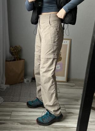 Трекинговые брюки женские трансформеры темные Мамут Mammut women woman1 фото