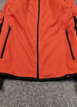 Легкая синтетическая кофта на замке оригинал the north face polartec light orange zip 3