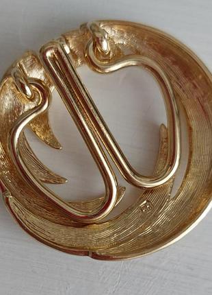 Винтажная брошь клип