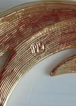 Винтажная брошь клип