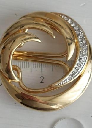 Винтажная брошь клип