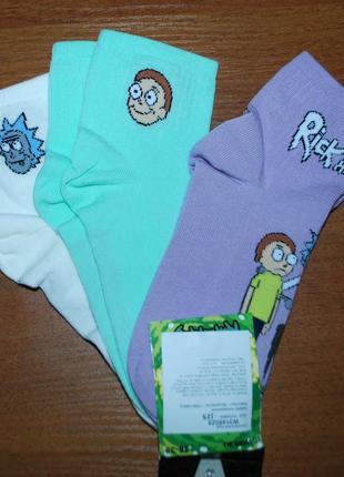 3 пары высокие носки 36-38 lc waikiki год и мортые подростковые