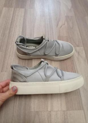 Слипоны кеды на завязках