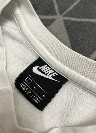 Світшот, кофта nike nsw swoosh crew bb (оригінал)4 фото