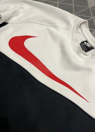 Світшот, кофта nike nsw swoosh crew bb (оригінал)5 фото