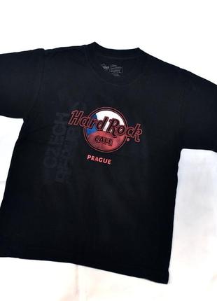 Hard rock cafe. prague. коллекционная коттоновая футболка на мальчика.