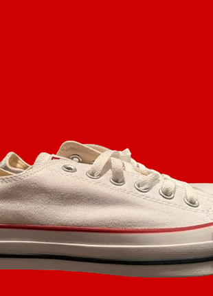 Кеди converse white білі короткі конверс унісекс