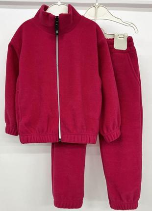 Флісовий спортивний костюм дівчинці або хлопцю 4 кольори