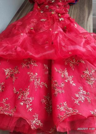 Платье праздничное выпускное садик 116-122-128р.5 фото