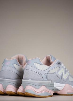 New balance 9060 grey pink3 фото