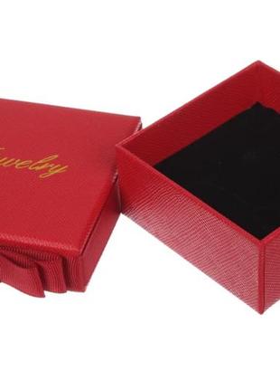Подарочные коробочки для бижутерии 7,5*7,5*3,5см (упаковка 12 шт)2 фото