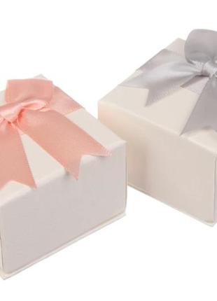 Подарочные коробочки для бижутерии 6*6*4см (упаковка 10 шт)3 фото
