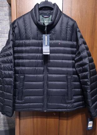 Оригинальный мужской натуральный пуховик tommy hilfiger 3xl xxl