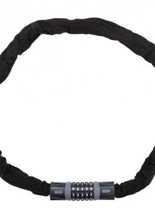 Замок цепь кодовый 6x1200мм bc-lk-bg6060 черн.