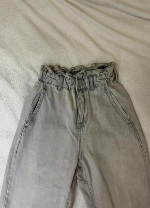 Mom джинсы на резинке от zara4 фото
