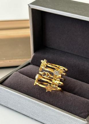 Брендова каблучка широка в позолоті