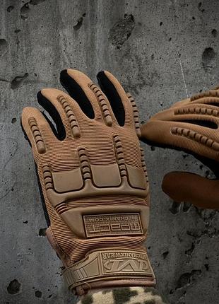 Тактичні рукавички m-pact пісочний