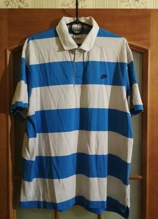 Мужская футболка поло nike vintage (l-xl) оригинал
