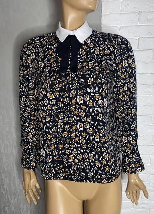Блуза блузка з комірцем в вінтажному стилі dorothy perkins, xs