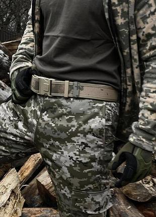 Ремінь військовий пісочний 5